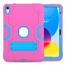 Funda Protectora iPad 10.9 Uso Rudo Con Soporte Nexgadget