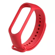 Malla Para Xiaomi Mi Band 5 Pulsera Correa Silicona Colores Color Roja