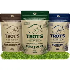 Kit Erva De Tereré Trots Pura Folha Burrito Tradicional