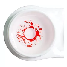 Pupilentes Cosplay Zoombie, Rojos, White