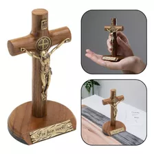 Crucifixo Mesa E Parede Cilíndrico Foi Por Você 12 Cm