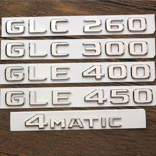 Etiqueta Adhesiva 3d Abs Para Compatible Con Mercedes Glc Foto 3