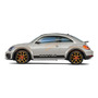 Stickers Franja Lateral Para Porsche Vw Beetle+espejos 4 Pzs