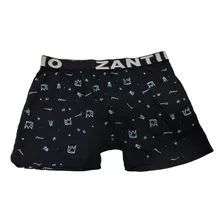 Boxer Hombre Zantino Algodón Y Lycra Estampado - Pack X3!!!