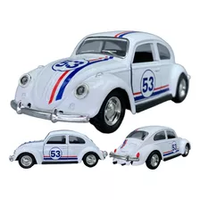 Carro Antigo Fusca Herbie Miniatura De Coleção