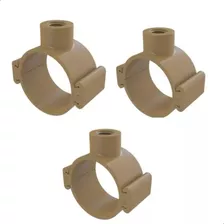 Colar Tomada Abraçadeira C/ Travas De 60mm X 3/4 Kit 3 Pçs