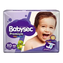 Pañales Babysec Premium Flexiprotect Talle Xg 48 Unid.