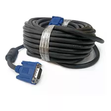 Cable Vga De 20 Metros Con Doble Filtro Para Monitor Nuevo