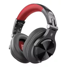 Headset Fone De Ouvido Oneodio Gamer A71 Para Dj Estéreo Mic Cor Preto Cor Da Luz Vermelho