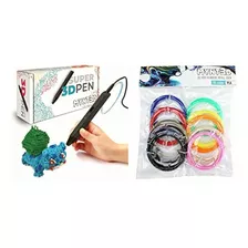 Mynt3d Mp030-bk Super 3d Pen, 1,75 Mm Abs Y Pla Compatible