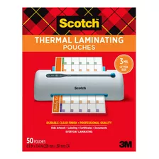 Hojas T&eacute;rmicas Para Laminar Scotch, 8.9&nbsp;x 11.4&n