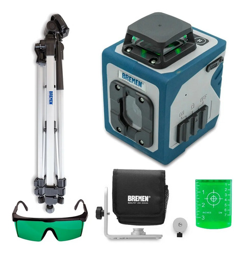 Kit Nivel Laser Autonivelante Bremen 7722 Verde + Tripode