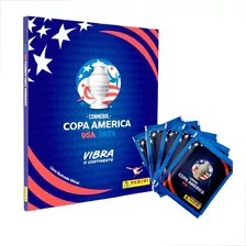 Álbum Copa América Usa 2024 Com 50 Figurinhas Capa Dura