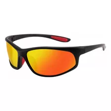 Óculos De Sol Polarizado Masculino Pesca Esportivo Uv S0 Cor Da Lente Laranja