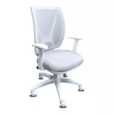 Sillon Ergonómico Ejecutivo Alma White Brazo Regulable Cuota