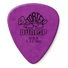 Uñetas Jim Dunlop 418p 1.14 Tortex Std Pack X 12 Color Violeta Tamaño Mediano