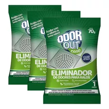 Pastilha Elimina Odores Odor Out Biológica Ralos 70gr C/ 3