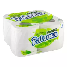 Kit 08 Rolao Papel Higiênico Paloma Folha Simples 300 Mts