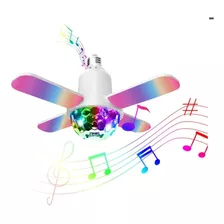 Lampada Musical Caixa De Som Bluetooth Led Rgb Com Controle Cor Da Luz Color 110v/220v (bivolt)