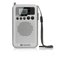Retekess Tr106 Fm/am Rádio Portátil Com Display Lc Com