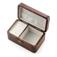 Caja Joyero Musical Vintage De Madera, Regalo Bodas