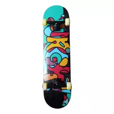 Skate Completo Profissional Urgh Maple 8,0 C/ Rodas Spitfire