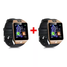 2 X Teléfono Celular Reloj Inteligente Dz09 Smartwatch