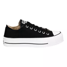 Tenis Converse All Star Chuck Taylor Plataforma Negro Mujer