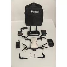 Drone Eachine Ex4 Com Câmera 4k Branco 5ghz 2 Bateria Novas