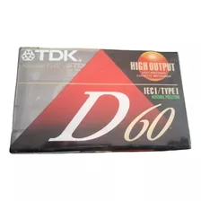 Cassette Tdk D60 60 Minutos -original Sellado