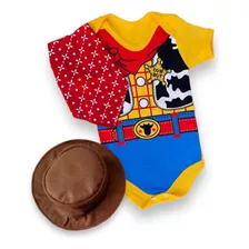 Body Tématico Bebe Cowboy + Chapeu + Bandana 