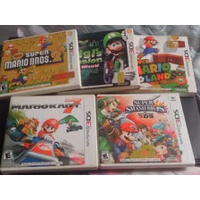 Nintendo 3ds Luigi Mansion 2 Mario Kart 7 3d Land Smash Bros