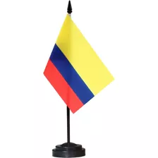 Bandera De Escritorio Anley 30 Cm De Altura - Colombia