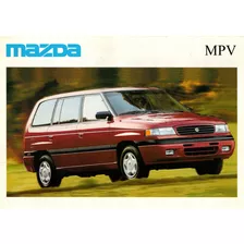 Folder Catálogo Folheto Prospecto Mazda Mpv (mz018)