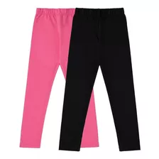 Kit 2 Calças Legging Infantil Flanelada Menina Malwee Kids