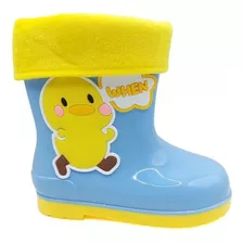 Botas De Lluvia Impermeables Para Niños Y Niñas Forradas