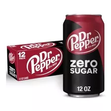 Refresco Dr. Pepper Zero 12pack 355ml Americano.