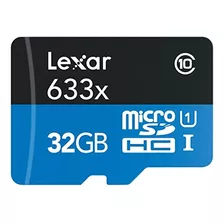 Tarjeta Microsd 32 Gb Con Adaptador Sd, Negro