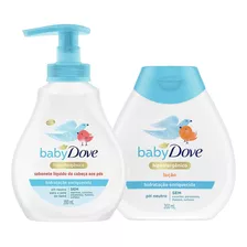 Sabonete Líquido Baby Dove Baby Hidratação Enriquecida Em Líquido 200 Ml Pacote X 2 Un