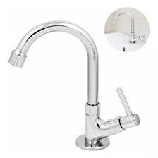  Torneira Banheiro Lavabo Metal Cromado 1/4 Volta - 1198 C70