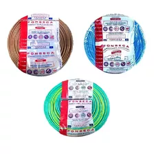 Cable Unipolar 2,5mm Pack X 3 Rollos De 100 Mts Por E631