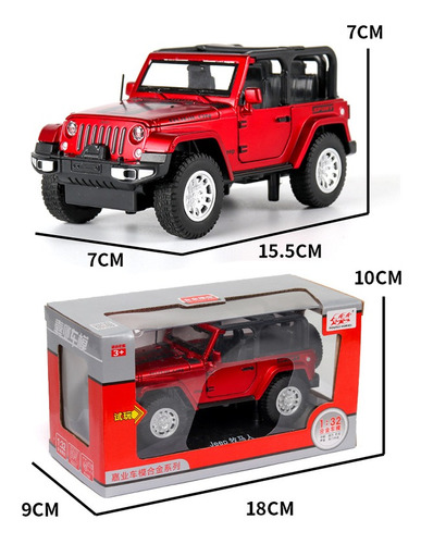 Jeep Wrangler 1941 Miniatura Metal Autos Adornos Coleccin Foto 6