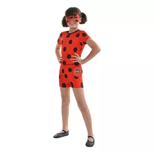 Fantasia Infantil Lady Bug Curta