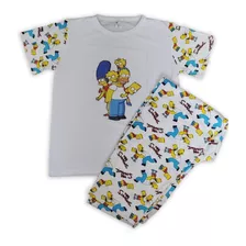 Pijama Para Hombre En Franela ¡ Simpson !