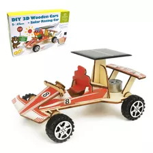 Auto Solar De Carreras Para Armar Juguete Montessori Diy 