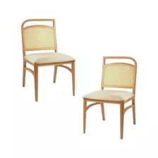 Cadeiras Madeira Maciça C Telinha - Malaquita- Decora Móveis