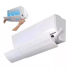 Defletor Direciona Ar Condicionado Plástico Branco Ajustável