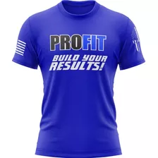 Camiseta Espartano Azul / Preta / Branca Dry Fit - Profit