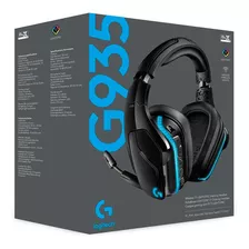 Audifono Gamer C/microf Logitech G935 Rgb Wireless 7.1 Black