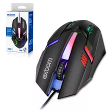 Mouse Gamer Exbom 4d Fighter Usb Led 7 Cores Rgb